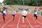 Boys under-13s 100 metres, 2018 Northern Under-17s/U-15s/U-13s Champs., Wavertree Athletics Centre, Liverpool. Photo: David T. Hewitson/Sports for All Pics
